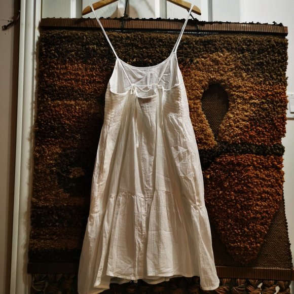 GAP NWOT white cotton sundress with pockets - Picture 4 of 5